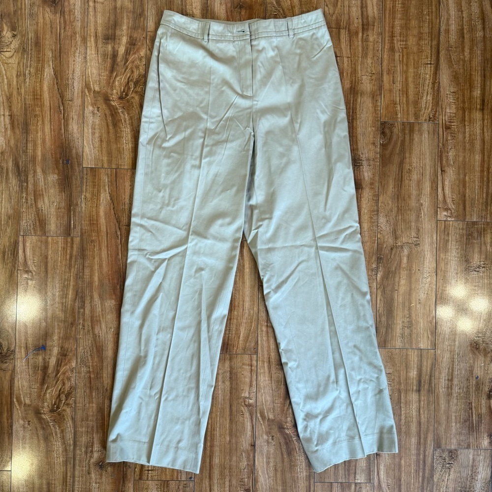 Talbots Women’s Tan Khaki Chinos Pants Cotton Size 6